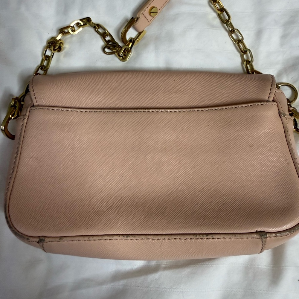 Tory Burch Blush Crossbody Bag with Gold Chain - Picture 6 of 8